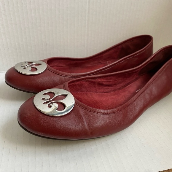 Roberto Vianni classy New York City style Red Flats size 9 - Picture 13 of 14
